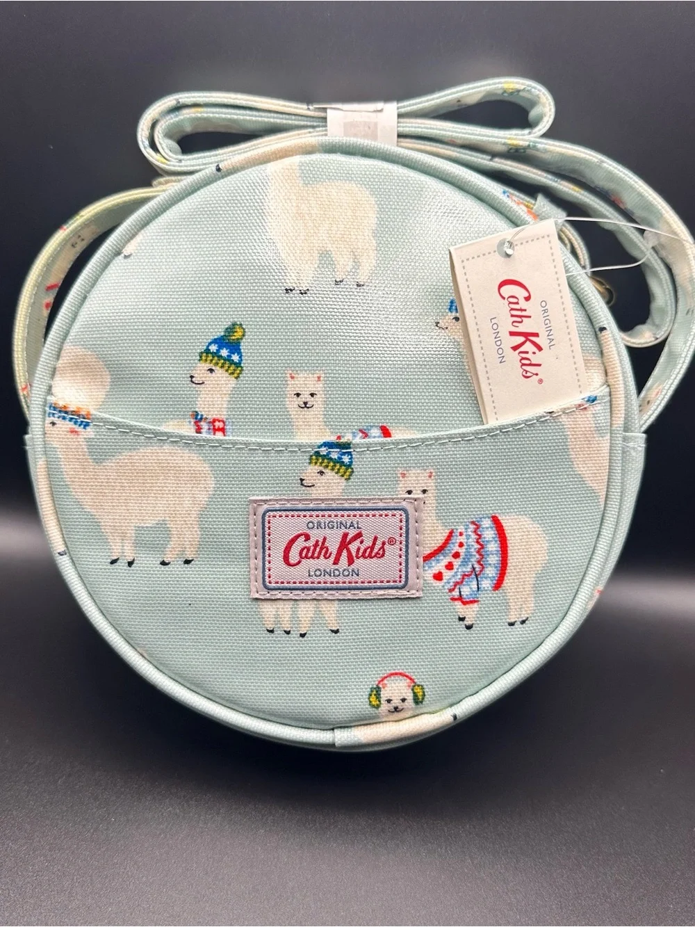 Cath Kidston Mint Kids Llama Round Crossbody Bag